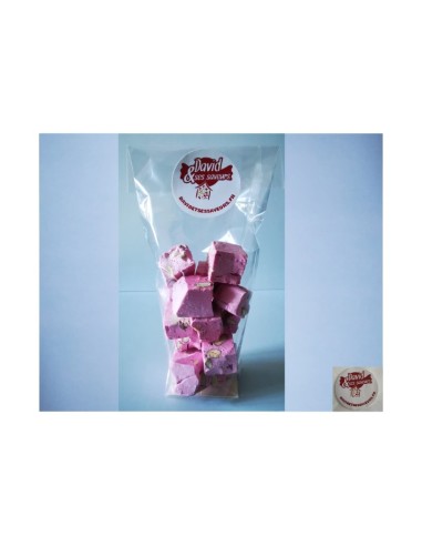 Confiserie nougat Marque du pré catalan Nougat aux amandes framboise..