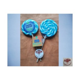 Confiserie dragéifiée Marque funlab Sucette Spiral des fêtes foraines.