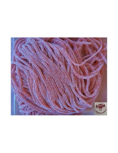Confiserie acidulée Marque Trading Company B.V Spaghetti fraise acide.