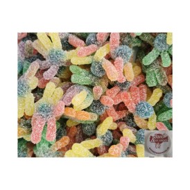 Confiserie gélifiée acidulée marque Vidal pieuvre citrique multicolore