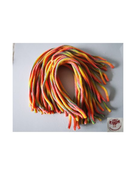 Confiserie gélifiée acidulée Marque Fini câble fourré acidulé tornado.