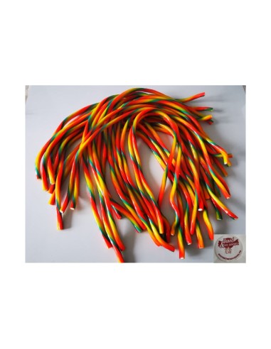 Confiserie gélifiée lisse Marque Fini câble lisse tornado six couleur