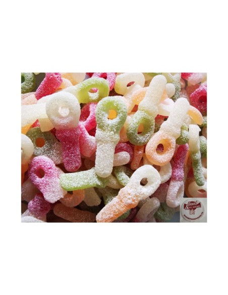 Confiserie citri sans gélatine Marque Frisia Tétine tropical acidulée