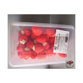 Confiserie guimauve chamallow Marque Bulgari boîte de 60 fraises bulga