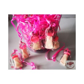 Mini Sucette Tétine Babyfoot Pink White