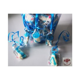 Mini Sucette Tétine Babyfoot Blue White