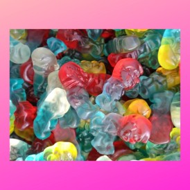 Confiserie gélifiée gélatine Marque Haribo Petit schtroumpf figurine..