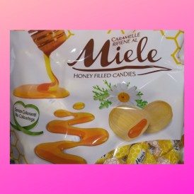 Confiserie dragéifiée Marque Liking Bonbon caramel-miel davidetsess...