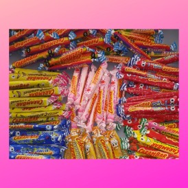 Confiserie gélatine 4 saveurs acide Marque  Carambar & Co Mystéry.....