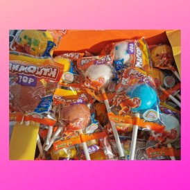 Confiserie dragéifiée Marque Zed Candy Brabo Sucette mammouth pop.....