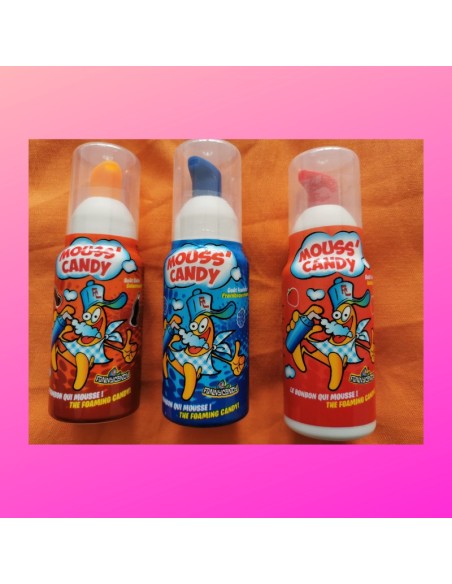 Confiserie mousse Marque Funnycandy Mouss' candy davidetsessaveurs.fr.