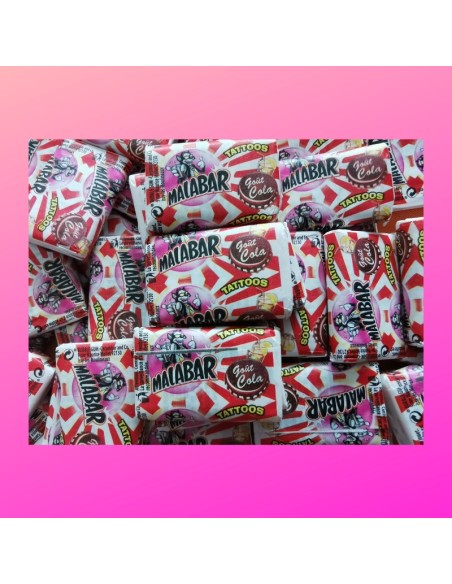 Confiserie chewing gum Marque Carambar & Co Malabar saveur coca cola..