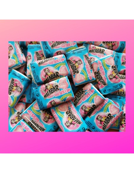 Confiserie chewing gum Marque Carambar & Co Malabar goût barbe à papa.