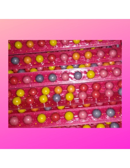 Confiserie bille de chewing-gum Marque Hitschler Barre de chewing-gum.