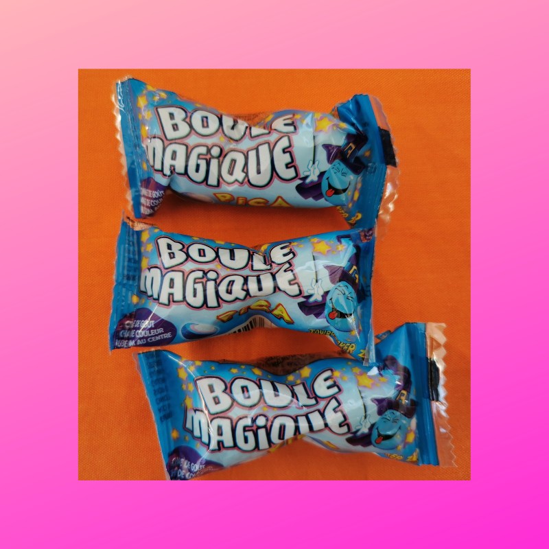 Confiserie dragéifiée Marque Zed candy Brabo Boule magique pica par 2.
