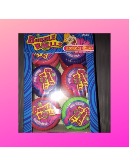 Confiserie mètre ruban chewing-gum Marque Patrelle Rolls Bubble Gum...