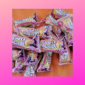 Confiserie dragéifié Marque Zed candy Brabo Boule magique tutti frutti