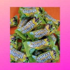 Confiserie dragéifiée Marque Zed candy Brabo Boule magique goût mojito