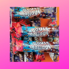 Confiserie dragéifiée Marque Zed candy Brabo Boule magique mix saveurs