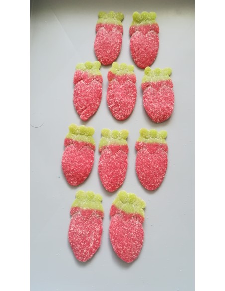 Confiserie gélifiée acidulée Marque Haribo Fraise acidulée davidetses.