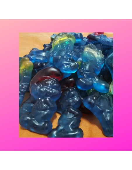 Confiserie gélifiée gélatine Marque Haribo Schtroumpfs gélifiés XXL...