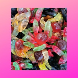 Confiserie gélifiée gélatine Marque Trolli Poulpy davidetsessaveurs...
