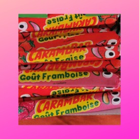 Confiserie gélatine barre fruit Marque Carambar & Co davidetsessaveurs