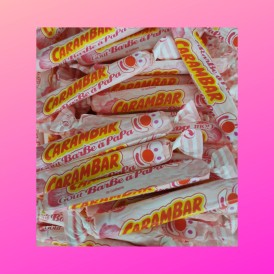 A La Bananeraie: Glace Carambar Goût barbe à papa de Flipi