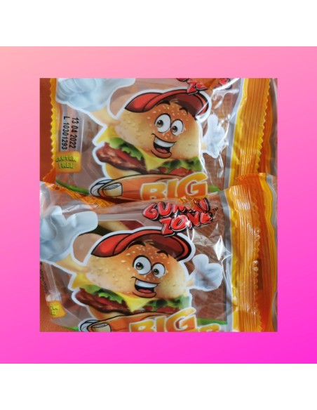 Confiserie gélifiée aérée Marque Gummi Zone Big burger davidetsessa...