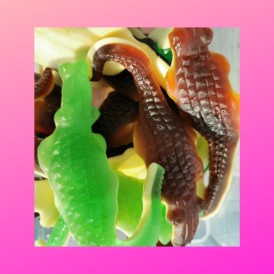 Confiserie gélifiée bitexture Marque Pierrot Gourmand Alligator géant.