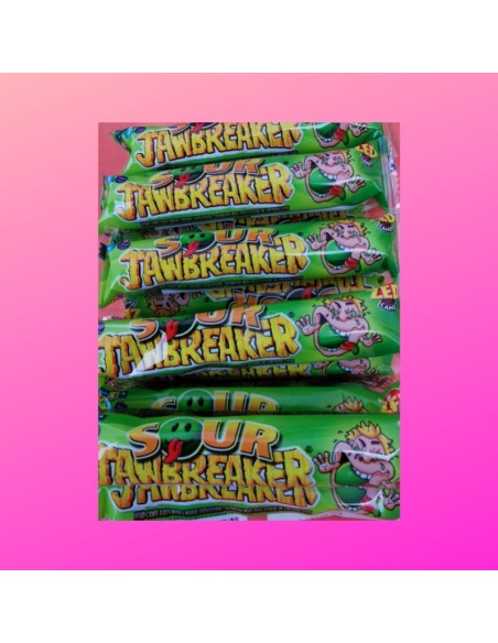 Confiserie dragéifiée Marque Zed candy Brabo Boule magique pomme sour.