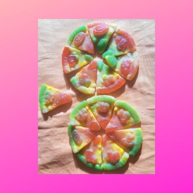 Confiserie gélifiée aérée Marque Fini Sanchez Pizza davidetsessaveurs.