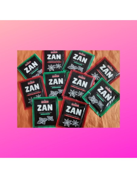 Confiserie Réglisse anis ou menthe Marque Haribo Pain Zan rouge, vert.