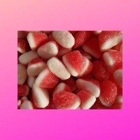 Confiserie gélatine acidulée Marque Trolli Cône fraise saveur acidulé