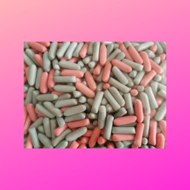 Confiserie dragéifiée la marque Hitschler mini hitschies bubble gum..