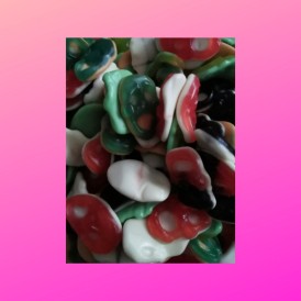 Confiserie gélifiée en gélatine Marque Trolli Tête de fantôme spookies