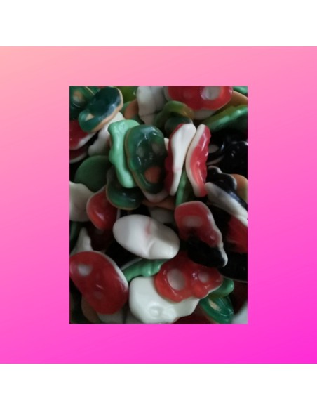Confiserie gélifiée en gélatine Marque Trolli Tête de fantôme spookies