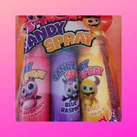 Confiserie liquide spray quatre fruit Marque Funlab Spray fruits candy