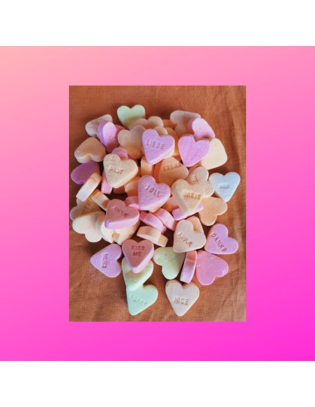 Confiserie dextrose acidulé Marque Tiger Lucky Hearts Cœur poudré.....