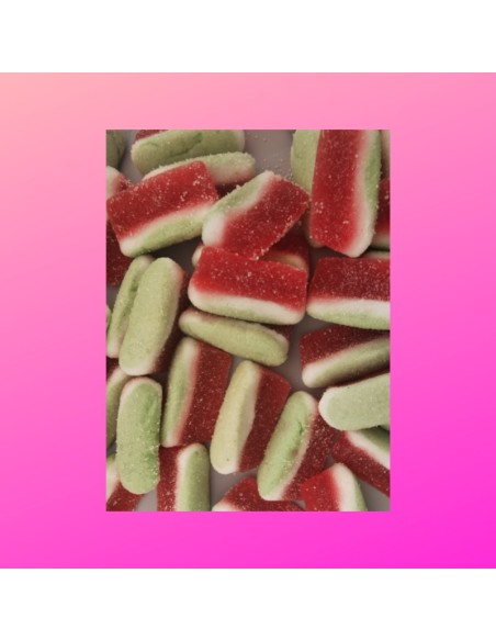 Confiserie gélifiée acidulée Marque Haribo Pastèque davidetsessaveurs.