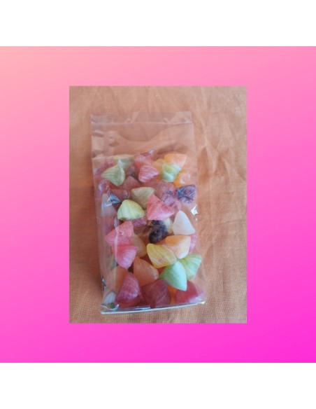 Confiserie pâte cuite dure marque Kubli Berlingot de Provence fruits..