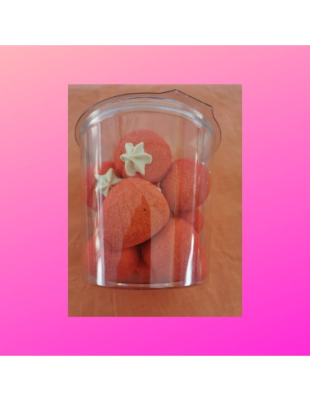 Confiserie guimauve chamallow Marque Bulgari Fraise Boîte de dix frais