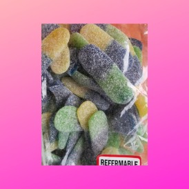 Confiserie acidulée marque pierrot gourmand briquette tâche langue fru