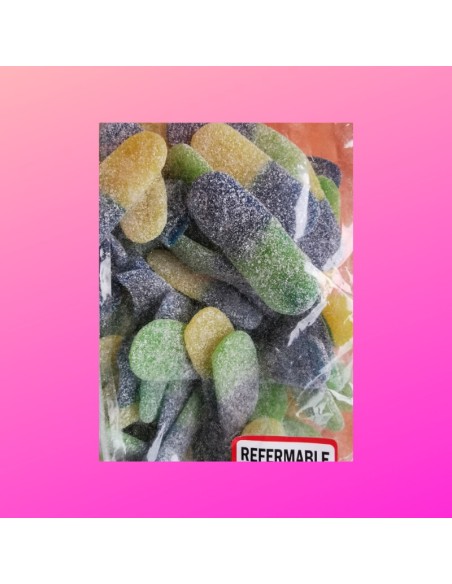 Confiserie acidulée marque pierrot gourmand briquette tâche langue fru